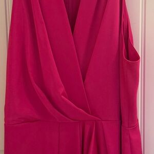 Alex Marie Hazel V-Neck Sleeveless Satin Midi Dress - Size 16 - NWT